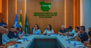 Sindpd-MT marca presença em reunião sobre servidores de MT na FESSP